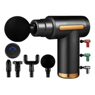 Imagem de Massageador Muscular Profissional Elétrico Portátil Pistola - gun