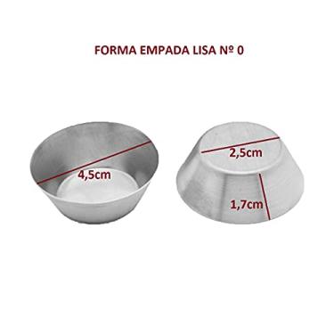 Imagem de Kit Forma De Alumínio Para Empada 12 Unidades Nº 0 Fest Formas