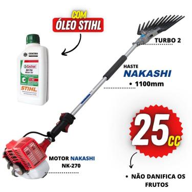 Imagem de Derriçadeira Para Cafeicultura Nakashi com Braço Curto de 1100mm Motor Nakashi NK-270 2...