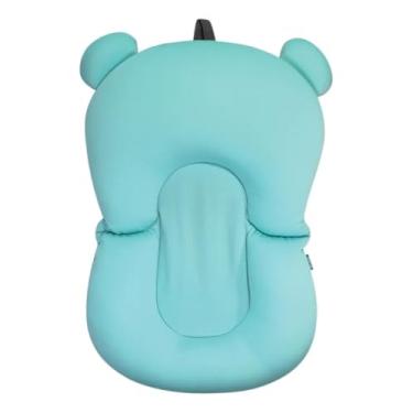 Imagem de Almofada De Banho Para Bebê Ursinho Cinza Buba Banheira (Azul)