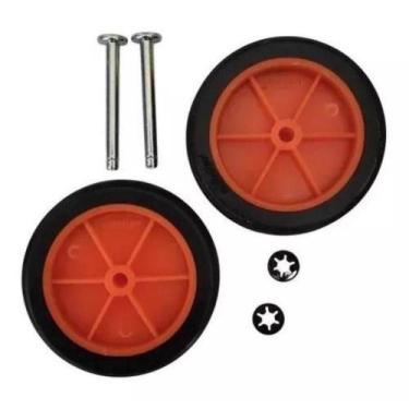 Imagem de Kit de Rodinhas para Escada Extensível Conjunto com 2 Rodas Alulev RP0
