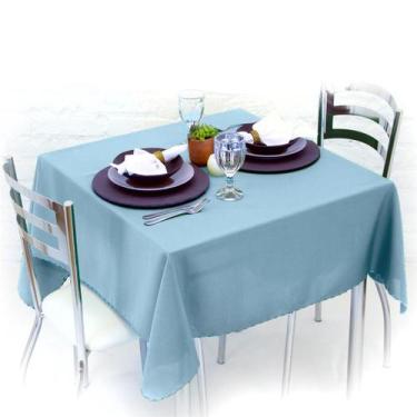 Imagem de Toalha de Mesa Oxford Liso 8 Cadeiras 3,00m x 1,50m - Cozzilar, Azul B