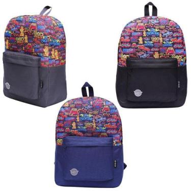 Imagem de Mochila juvenil masculina basic winth positive viber 17,5'' - WINCY