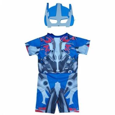 Imagem de Fantasia Infantil Transformers 1 á 9 anos - SGB Modas, P 12 á 18 meses