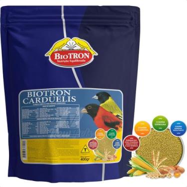 Imagem de Ração Extrusada Carduelis 400g Biotron Alimento Para Pintassilgo e Tar
