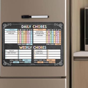 Imagem de Tabela de Tarefas Dry Erase para Crianças - Hadley Designs