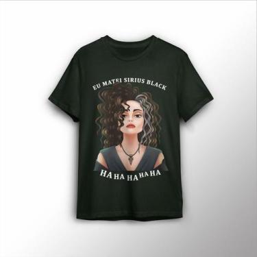 Imagem de Camisa Básica Unissex Estampada Eu Matei Sirius Black - Lobo Sete, Ver