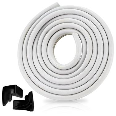 Imagem de Junta de porta para lava-louças Romalon WD08X10057 com juntas de canto WD8X227 e WD8X228 para GE, Hotpoint, Kenmore