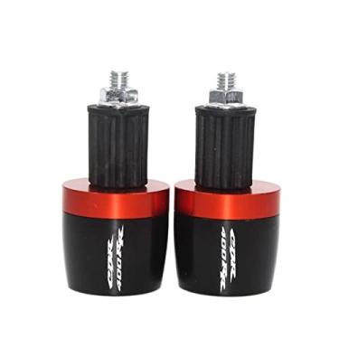 Imagem de Extremidades das manoplas do guidão da motocicleta, tampas das extremidades dos manoplas, acessórios deslizantes de peso para CBR400RR NC29 NC23 CBR 400 RR CBR400