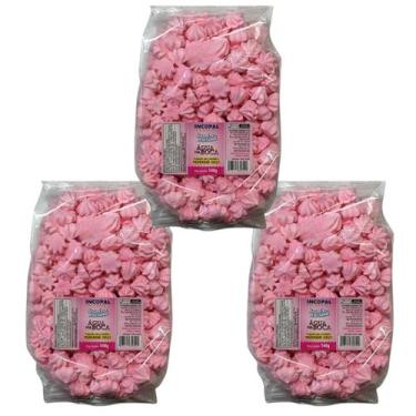 Imagem de Mini Suspiros Caseiro aprox. 600 unid Rosa - Incopal