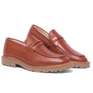 Imagem de Sapato Mocassim Loafer Masculino em couro Legítimo Artesanal - Mr Ligh