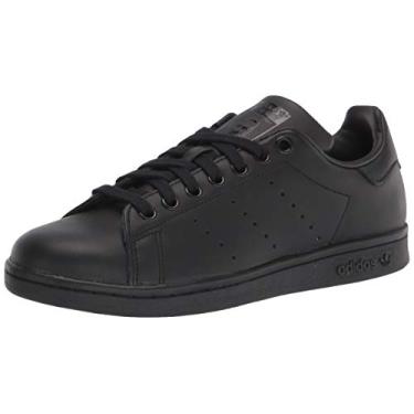 Imagem de adidas Originals Stan Smith Tênis masculino, Preto/preto, 8