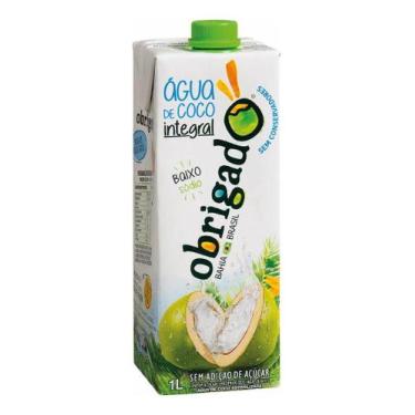Imagem de Kit c/ 2 Agua De Coco Integral Obrigado 1l