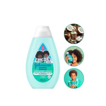 Imagem de Condicionador Blackinho Poderoso 380ml Johnson's Baby - Para Cabelo In