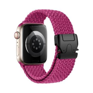 Imagem de Pulseira Trançada Para Apple Watch 40mm 44mm 46mm 42mm 49mm 45mm 41mm 