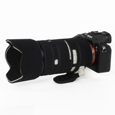 Imagem de CHASING BIRDS Capa protetora de lente camuflada à prova d'água para Sony FE 70-200 mm F2.8 GM OSS capa protetora de lente à prova de chuva versão IV (preto clássico, com TC 2.0X (SEL20TC))