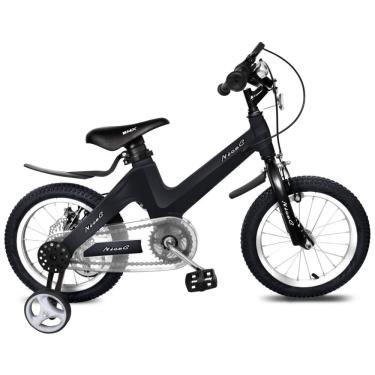 Imagem de Bicicleta Infantil BMX com Rodas de Apoio, NICE C, Preto