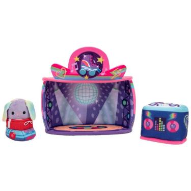 Imagem de Pelúcia de 5 cm Danya Squishmallows com Playset para Crianças, Squishville SQM0324, Col...