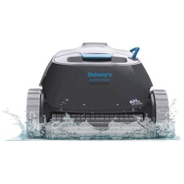 Imagem de Robô Aspirador de Piscina com Cabo, Escova de Limpeza, Função de Escalar Paredes, para Piscinas de 15 Metros, 110V, Dolphin Advantage