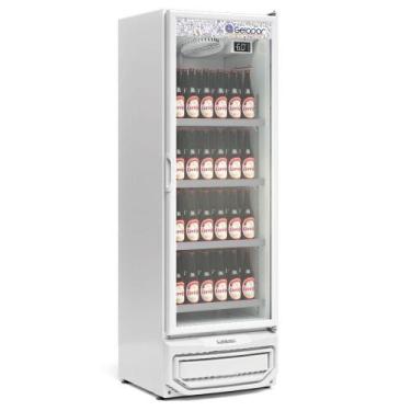 Imagem de Expositor de Bebidas Vertical 1 Porta GCBC45 Branco 220V Gelopar, 220V