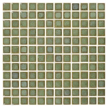 Imagem de Pastilha Cerâmica Nefertiti Avocado 2x2 Placa 30x30cm - 1012020010