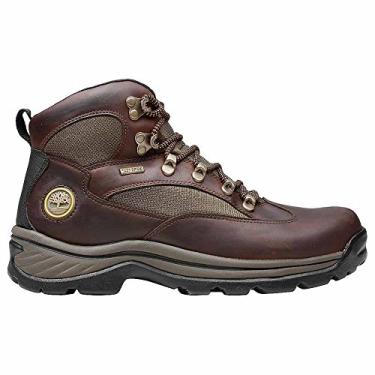 Imagem de Timberland Bota masculina Chocorua Trail Mid impermeável para caminhada, Marrom escuro de flor integral, 38