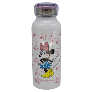 Imagem de Zonacriativa – Garrafa Bubble Minnie Mouse 500ml | Tampa Rosqueável com Vedação em Silicone – Mantém a Temperatura por até 6h - Compacta e Prática para acompanhar a Rotina - Disney
