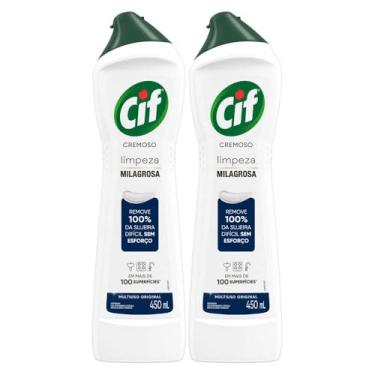Imagem de Kit 2 Limpadores CIF Cremoso Original 450ml