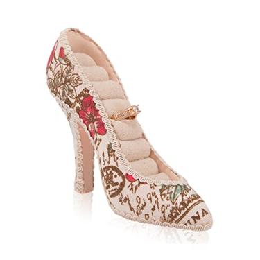 Imagem de Suporte de joias de salto alto modelo de sapato suporte de exibição de joias brinco bandeja de joias organizador de armazenamento estojo para exibição de balcão exibição de joias (cor: B)