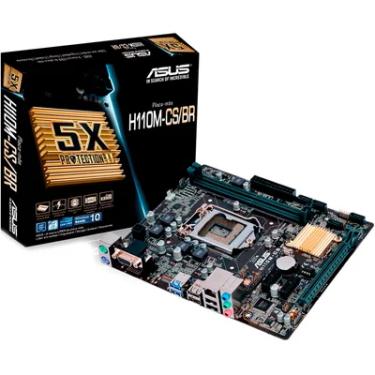 Imagem de Placa-Mãe Asus, Intel 6ª e 7ª Geração LGA 1151, DDR4 - H110M-CS