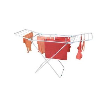Imagem de Varal de Chão Mor 6005 em Aço Dobrável com Abas - Branco