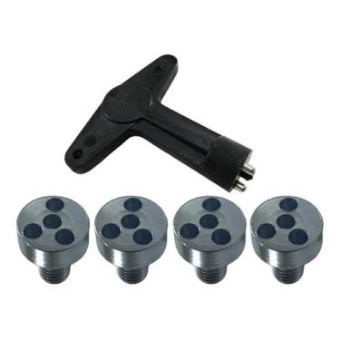 Imagem de Kit Parafuso + Chave Para Calota Rodas Gm Vectra Corsa Omega - GFM