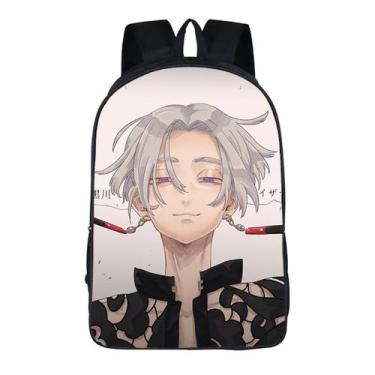 Imagem de Mochila escolar Mikey Tachibana Naoto Anime para crianças - yiweisai
