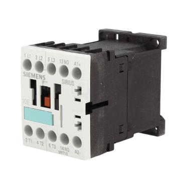 Imagem de Contator Siemens 3RT1016-1AU01 para Comando Motor AC-3 9A 4KW 400V Bobina 240VCA 50-60HZ 1NA Terminal Parafuso
