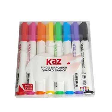 Imagem de Genérico - Conjunto de 8 Canetinhas coloridas para escrita em quadro branco, Durável e resistente. Escolar e Escritório