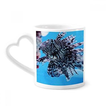 Imagem de Peixe Trapical Marine Organism Caneca Animal Oceano Café Cerâmica Copos Copo de Coração de Vidro
