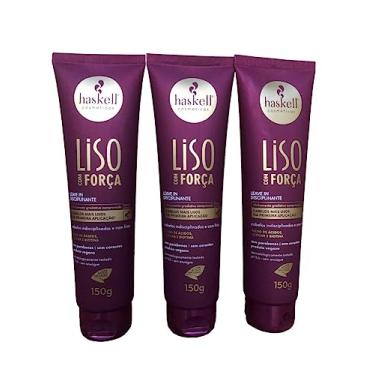 Imagem de kit 3 Leve in com Força Haskell Creme De Pentear 150gr