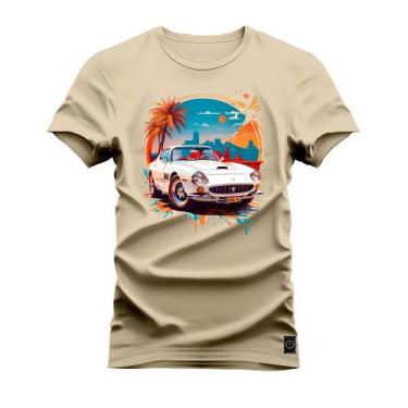 Imagem de Camiseta Premium Malha Confortável Estampada Carro Paisagem - Nexstar