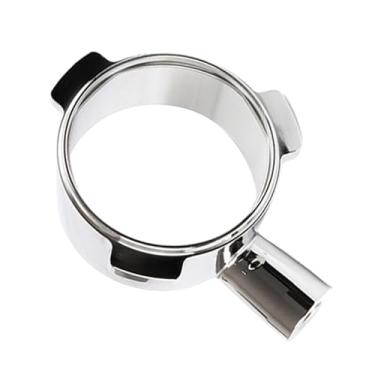 Imagem de Ioensy Cabeça portátil sem fundo de café 304, aço inoxidável, substituição, ferramenta barista, cabeça portátil 54mm para café, Sem cesto de filtro