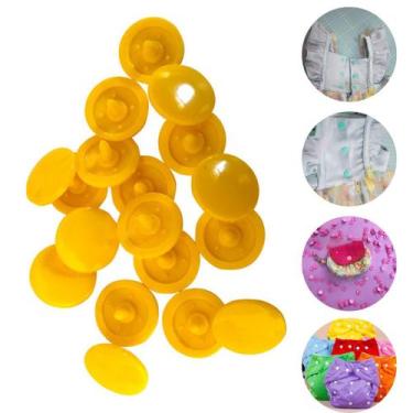 Imagem de Botões de Pressão de Plástico Ritas 12mm Varias Cores Pacote com 50 jo