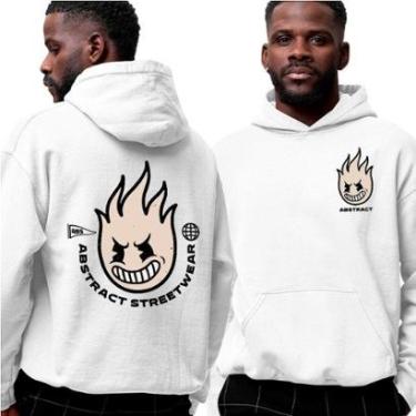 Imagem de Blusa De Frio Moletom‎ Fireball Abstract Streetwear Point-Unissex