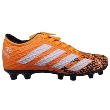 Imagem de Chuteira Campo de Trava Masculina Futebol Laranja Runway (Laranja, BR, Adulto, Numérico, 43)