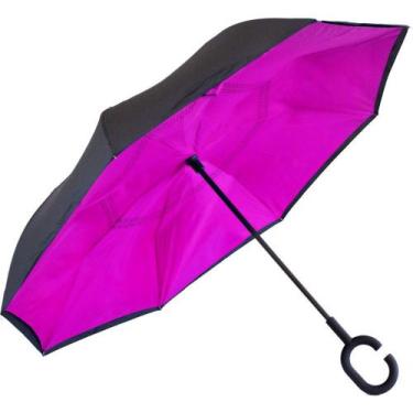 Imagem de Guarda Chuva Invertido Pink e Preto - Issam