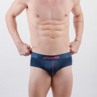 Imagem de Cueca Nawes Slip em Microfibra com Elástico Exposto e Viés N17 C/3, Co