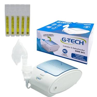 Imagem de Inalador Nebulizador Compressor Desk Dc1 G-t.e.c.h. Cor Branco