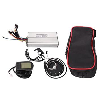 Imagem de Bicicleta elétrica Kit de Conversão 36V 48V 1500W Controlador de Onda Senoidal de Alta Potência com LCD5 Painel Polegar Acelerador para DIY Bicicletas Elétricas Scooters Dobráveis