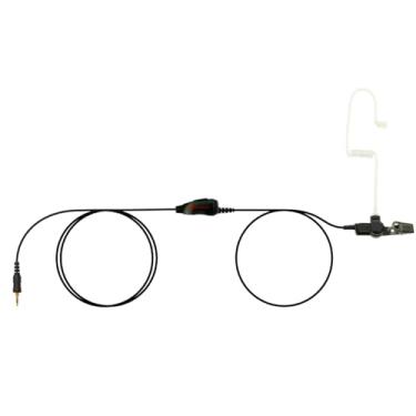 Imagem de Fone de ouvido/fone de ouvido de tubo acústico EH com kit de vigilância PTT e microfone para rádios padrão Horizon HX300 HX870 HX890 HX850 HX400. Fone de ouvido de um fio.