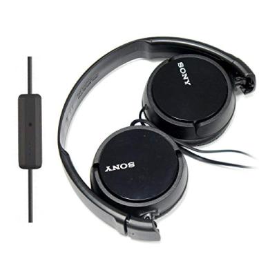 Imagem de Sony Over Ear Melhor Estéreo Extra Bass Fones de Ouvido Portáteis Fone de Ouvido para Apple Iphone Ipod/Samsung Galaxy/Mp3 Player/3,5 Mm Jack Plug Celular com Microfone (Preto)