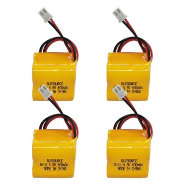Imagem de XUNTU Substituição da bateria D-2/3AA400MAH 4,8V Ni-CD para MK Power MH29673, CUSTOM-196, Dantona BL93NC484, BST D-2/3AA400MAH, OSA162 ANIC1361 Luz de emergência de sinal de saída (pacote com 4)