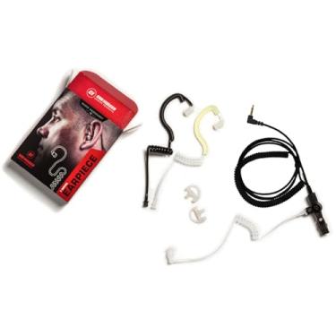 Imagem de EarHugger® Fone de ouvido de tubo acústico apenas para audição de 2,5 mm para conectores de microfone de alto-falante de rádio bidirecional. Fone de ouvido somente receptor com fone de ouvido